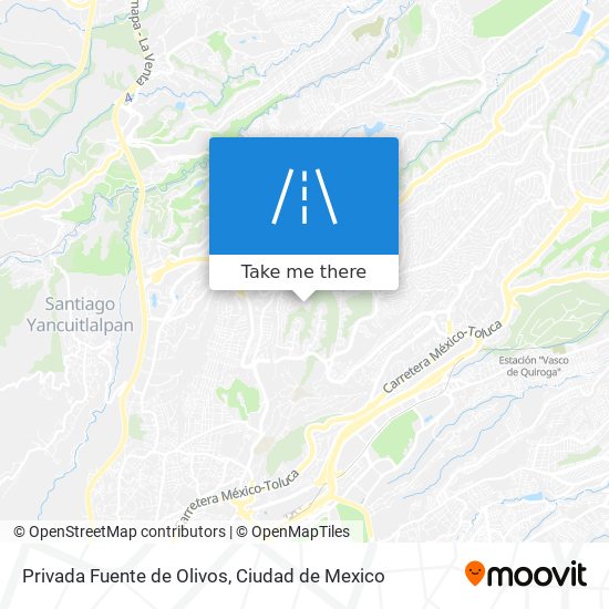 Mapa de Privada Fuente de Olivos