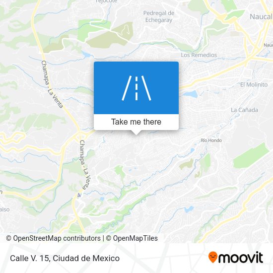 Mapa de Calle V. 15