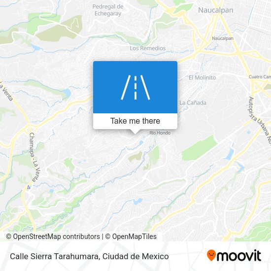 Calle Sierra Tarahumara map