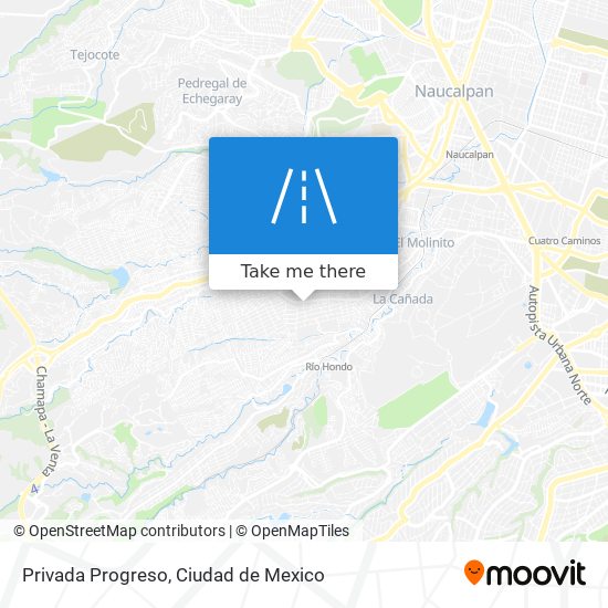 Privada Progreso map