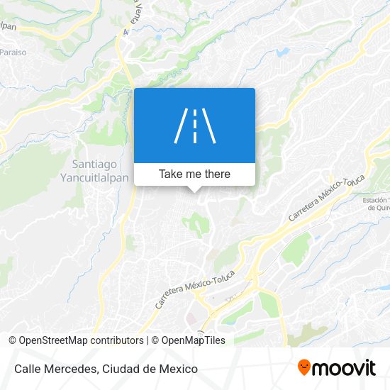 Calle Mercedes map
