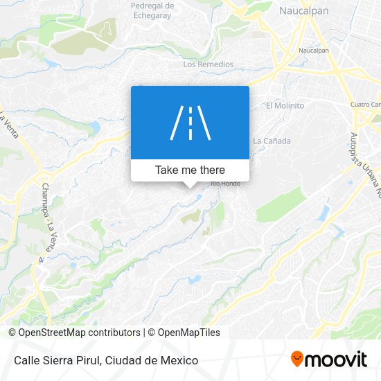Calle Sierra Pirul map