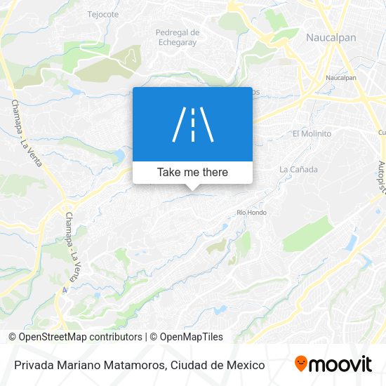 Mapa de Privada Mariano Matamoros
