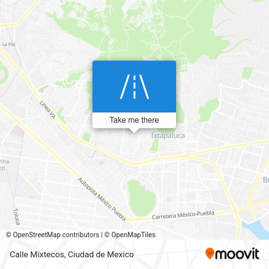 Mapa de Calle Mixtecos