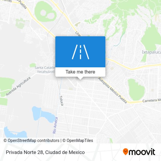 Mapa de Privada Norte 28