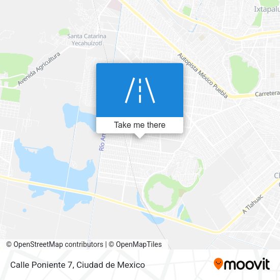 Mapa de Calle Poniente 7