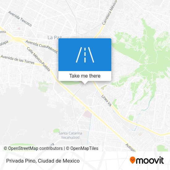 Mapa de Privada Pino
