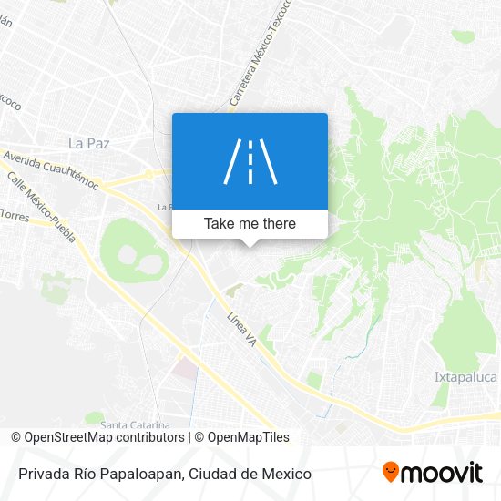 Privada Río Papaloapan map