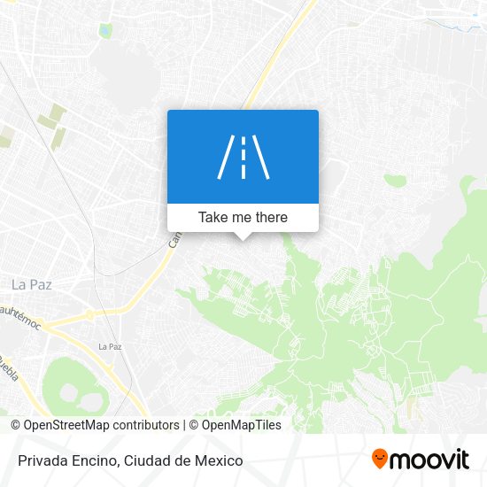 Privada Encino map