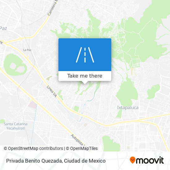 Privada Benito Quezada map
