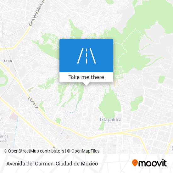 Mapa de Avenida del Carmen
