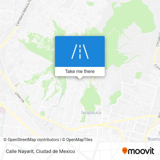 Mapa de Calle Nayarit