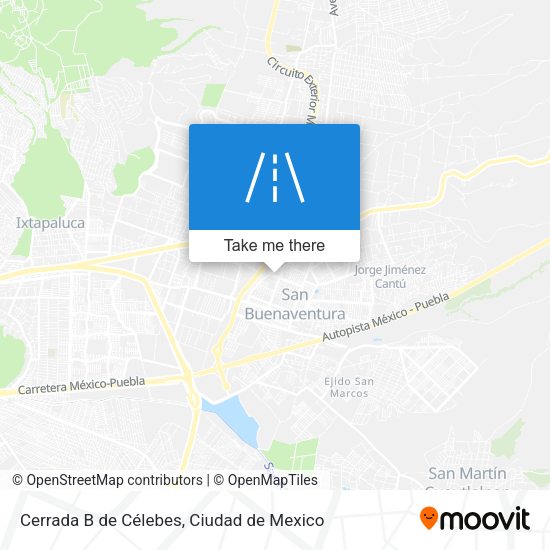 Mapa de Cerrada B de Célebes