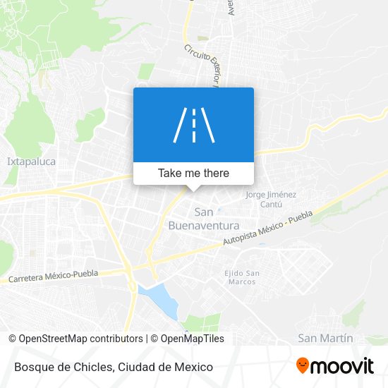 Mapa de Bosque de Chicles