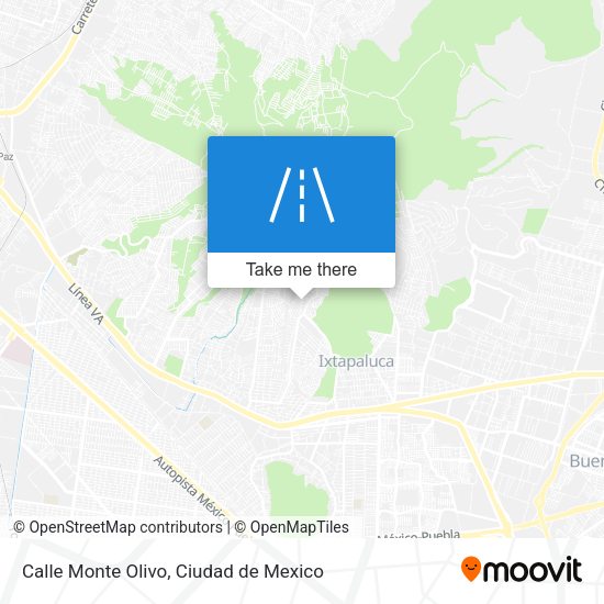 Calle Monte Olivo map