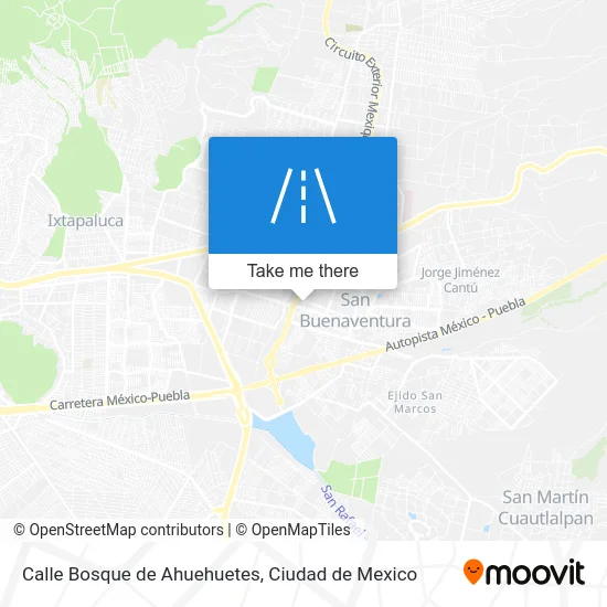 Calle Bosque de Ahuehuetes map
