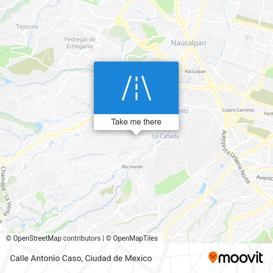 Mapa de Calle Antonio Caso