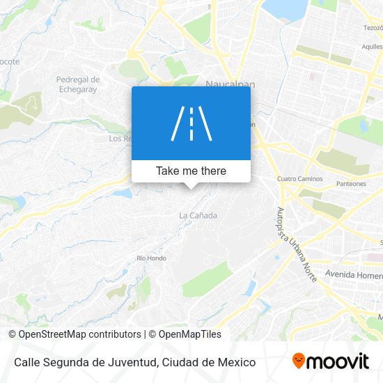Mapa de Calle Segunda de Juventud
