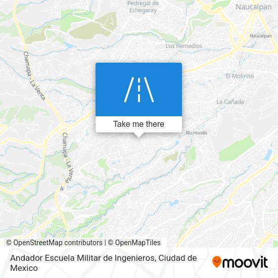 Mapa de Andador Escuela Militar de Ingenieros