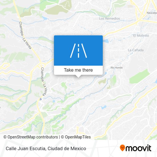 Mapa de Calle Juan Escutia
