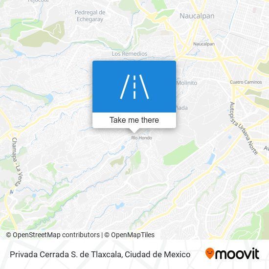 Privada Cerrada S. de Tlaxcala map