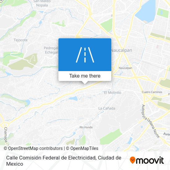 Mapa de Calle Comisión Federal de Electricidad
