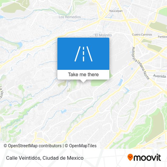 Mapa de Calle Veintidós