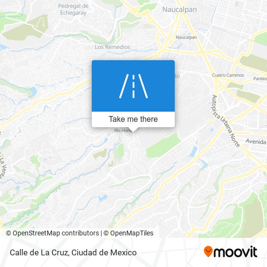 Calle de La Cruz map