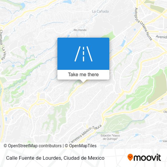 Mapa de Calle Fuente de Lourdes