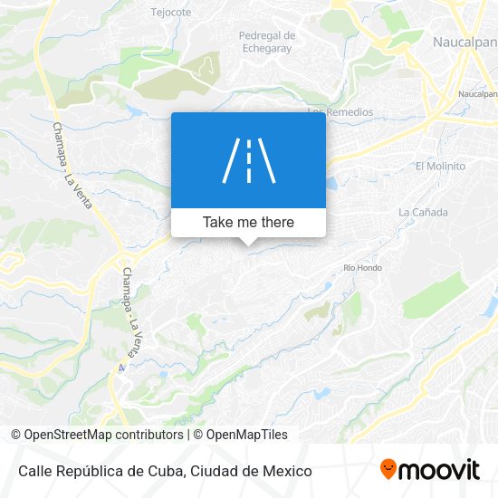 Calle República de Cuba map