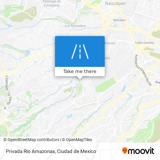 Privada Río Amazonas map