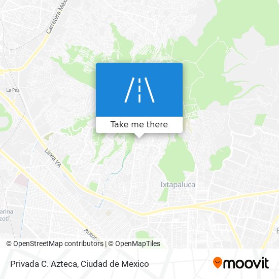 Privada C. Azteca map