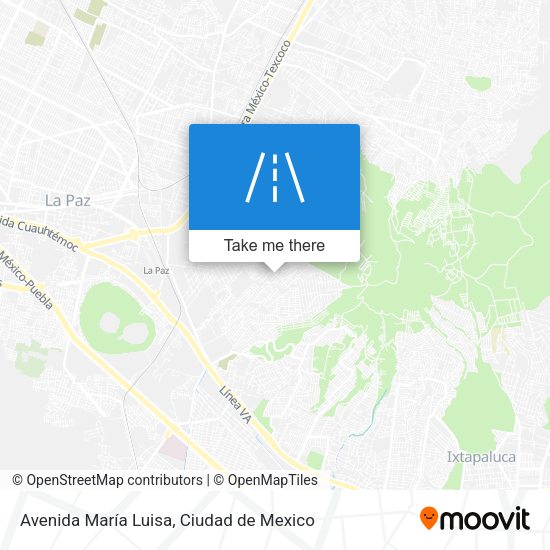 Mapa de Avenida María Luisa