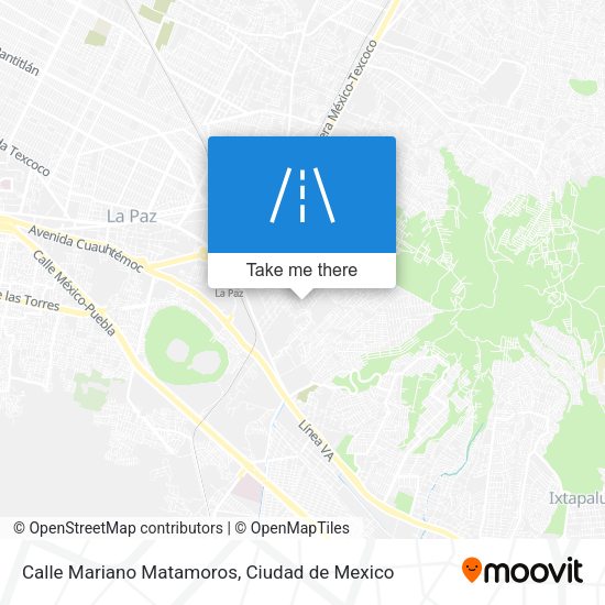 Mapa de Calle Mariano Matamoros