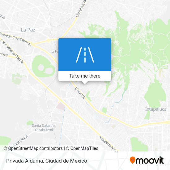 Mapa de Privada Aldama