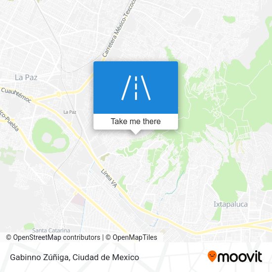 Mapa de Gabinno Zúñiga