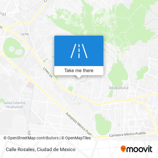 Calle Rosales map