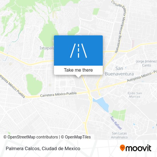 Palmera Calcos map