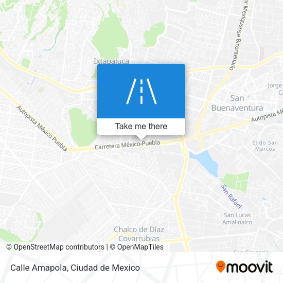 Calle Amapola map