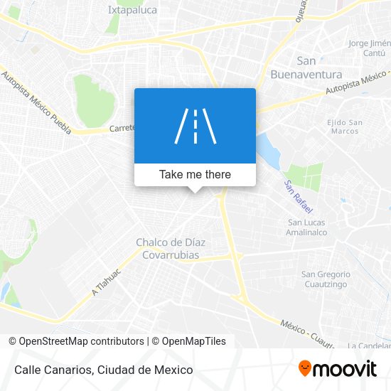 Mapa de Calle Canarios