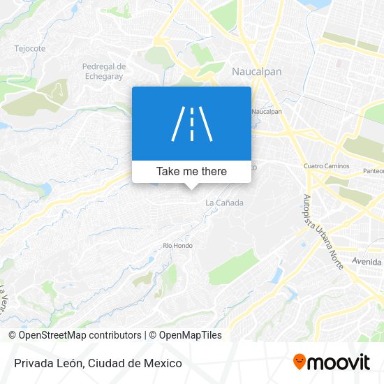 Privada León map
