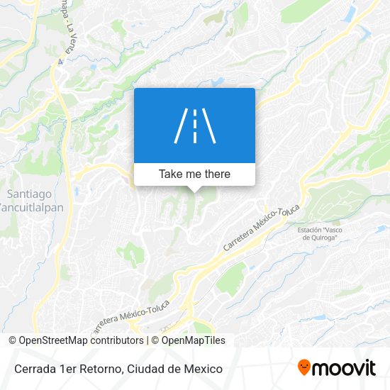 Mapa de Cerrada 1er Retorno