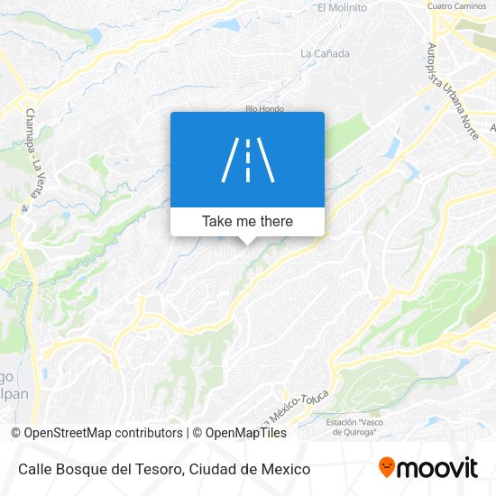 Calle Bosque del Tesoro map