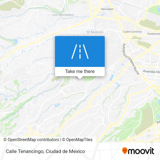 Mapa de Calle Tenancingo