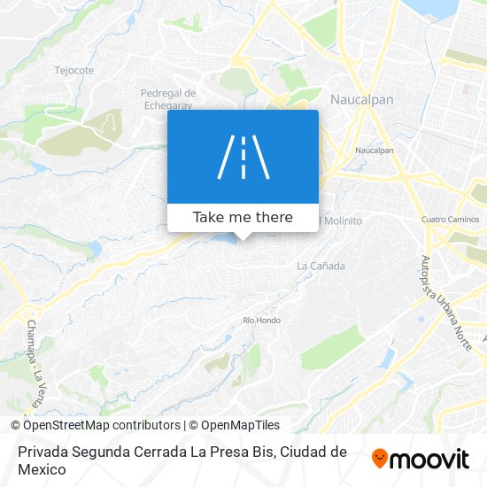 Privada Segunda Cerrada La Presa Bis map