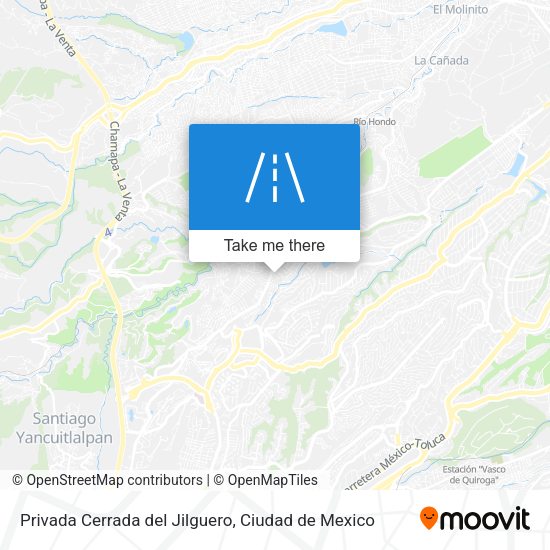 Privada Cerrada del Jilguero map
