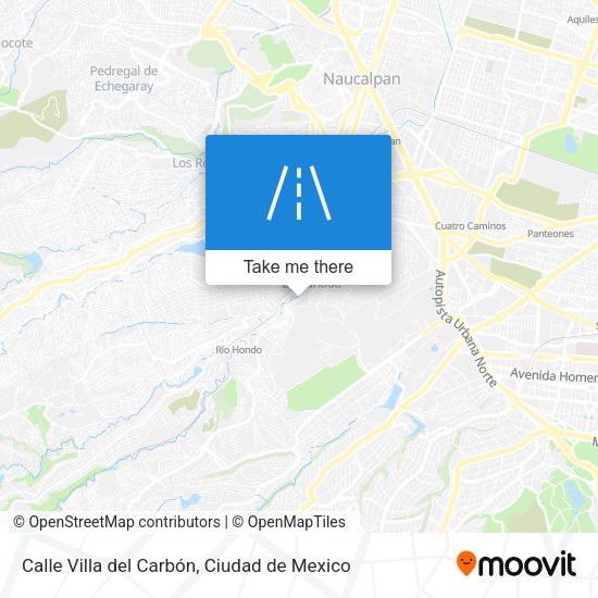 Mapa de Calle Villa del Carbón