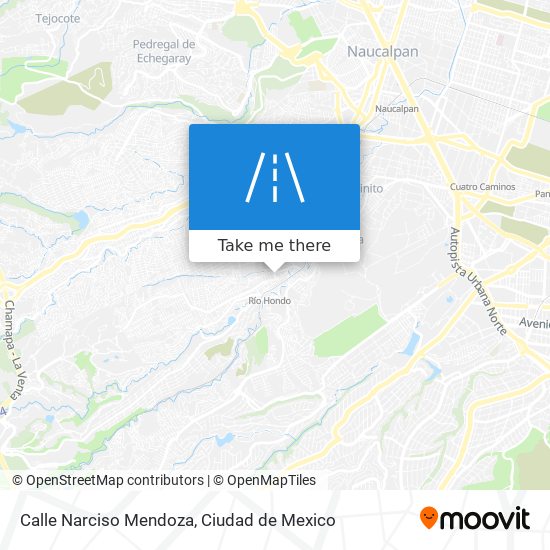 Mapa de Calle Narciso Mendoza