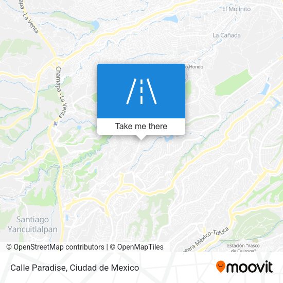 Calle Paradise map