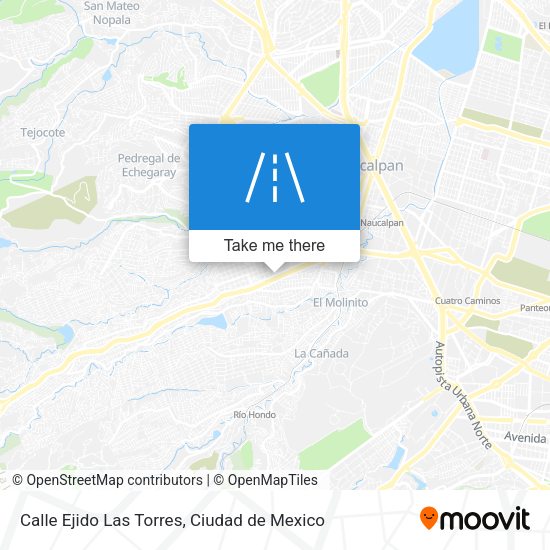 Calle Ejido Las Torres map